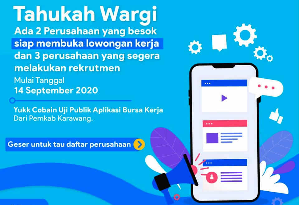 Aplikasi Infoloker Pemkab Karawang