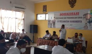 Dinas Pemberdayaan Masyarakat Desa Karawang Lakukan Sosialisasi Pilkades 2021