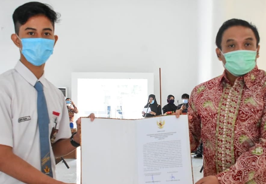 Acara Pelantikan Pengurus Forum Pelajar Sadar Hukum dan HAM Karawang