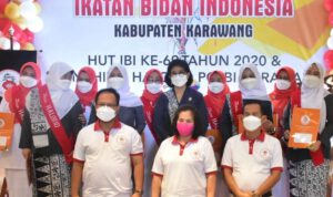 Ikatan Bidan Indonesia Karawang Gelar HUT IBI ke-69 Launching Pelayanan HaloBid