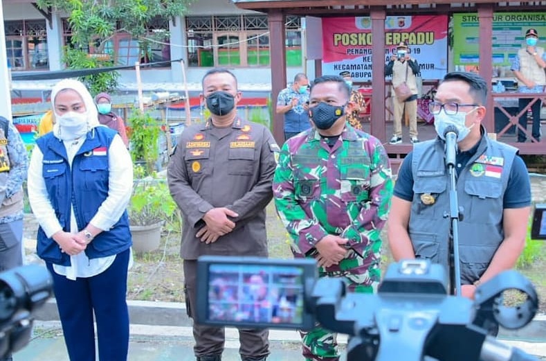 Gubernur Jabar Kunjungi Karawang Tinjau Penanganan Covid-19