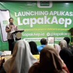 Dorong Geliat UMKM Karawang, Plt Bupati Launching Aplikasi LapakAep